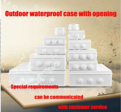 ABS Plastic IP65 IP66 Waterproof Junction Box Outdoor Electrical Connection