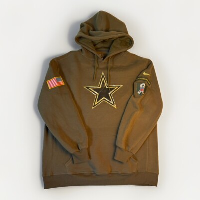 Nike NFL Dallas Cowboys Salute to Service Hoodie XL Military