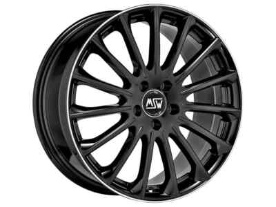 MSW 30 8,5 x 19 gloss Black Lip polish (Alle Felgen bei uns im Shop)