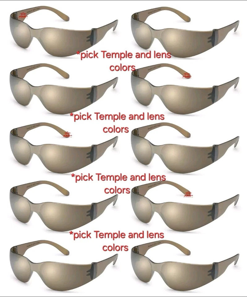 Gafas de seguridad Gateway Safety 461M StarLite con certificación UL (paquete de 10) ELIGE COLORES* Foto 2 de 2
