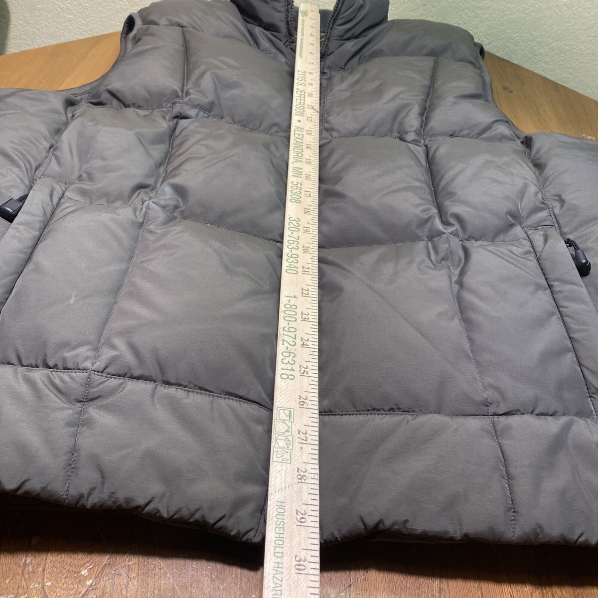 Eddie Bauer Men's Puffer Goose Down Vest Olive Size XLT Premium | eBay