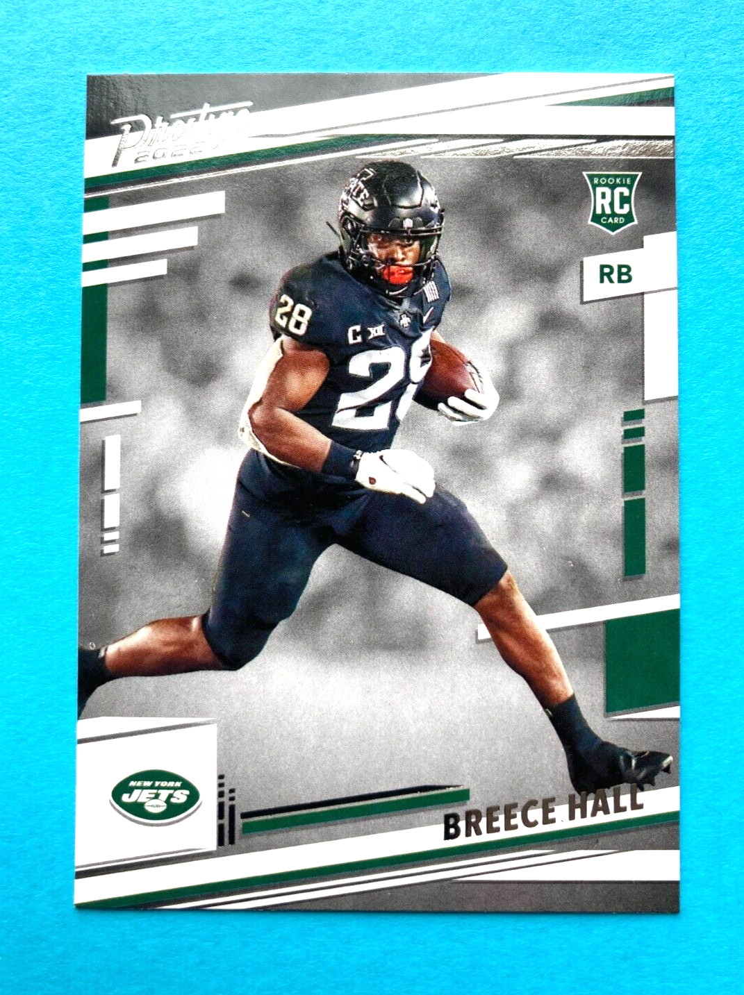 Breece Hall  2022 Panini Prestige RC Rookie  card #313  New York Jets