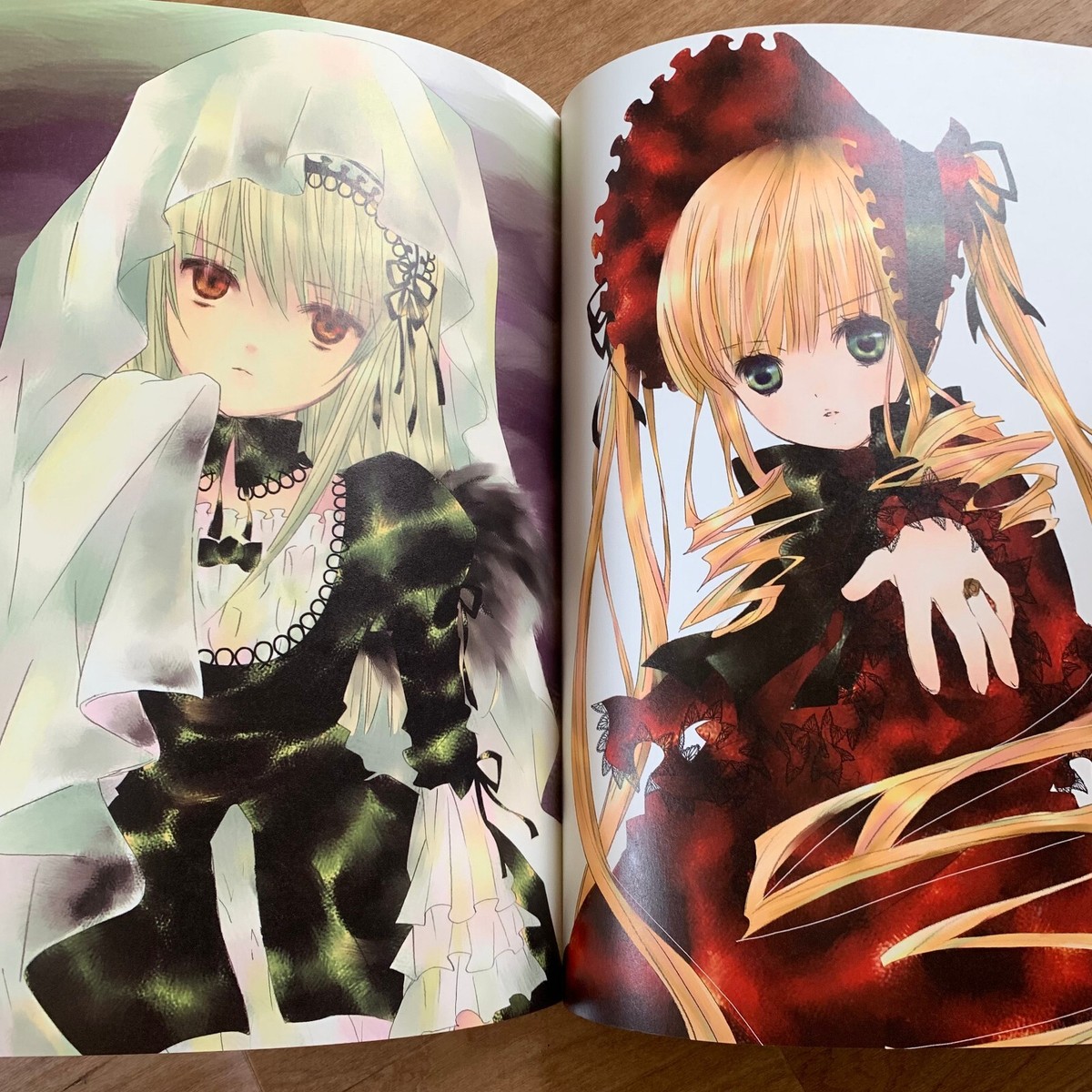 PEACH-PIT セット 作品集 初版 帯付き Rozen Maiden レア Rozen Maiden PEACH-PIT Illustration Art work LTD Book Doll