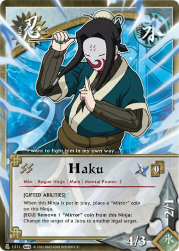 ナルトカードゲーム ハク Haku - N-1311 - - 1st Edition - Foil Invasion NM/LP - Naruto | eBay