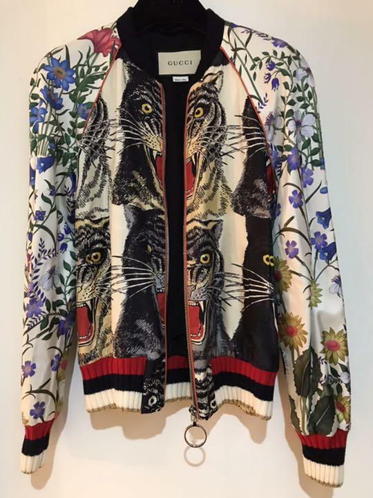 gucci tiger print jacket