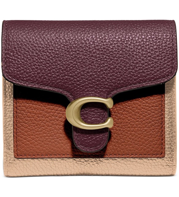 Coach Colorblock Tabby Small Wallet Vintage Mauve Multi / Gold 76302 for sale online | eBay