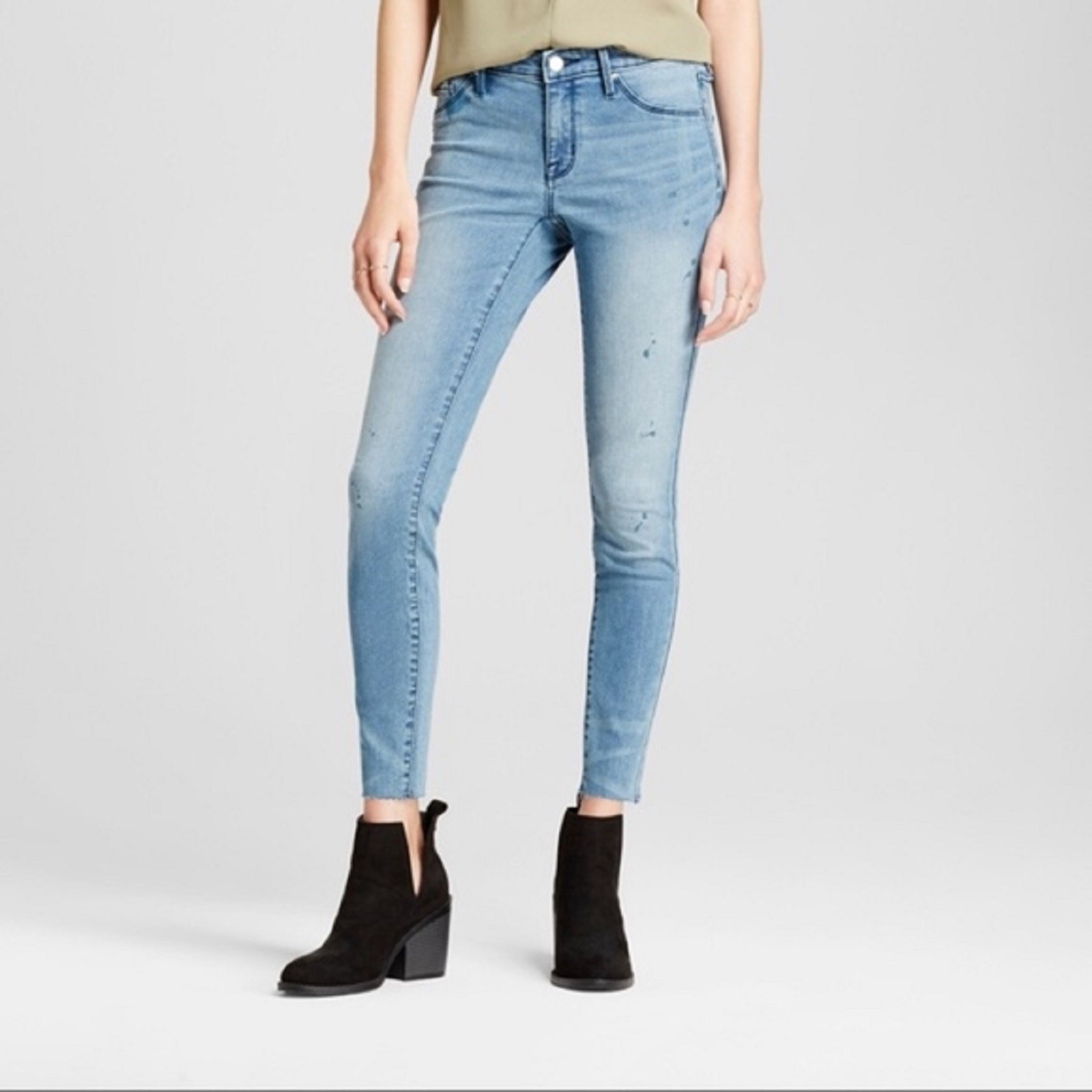 Mossimo Misses/Womens Power Stretch Mid-Rise Jeggings Skinny Jeans | eBay