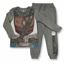 Star Wars Mandalorian Baby Yoda Outfit Cape Costume Shirt Small Size 5