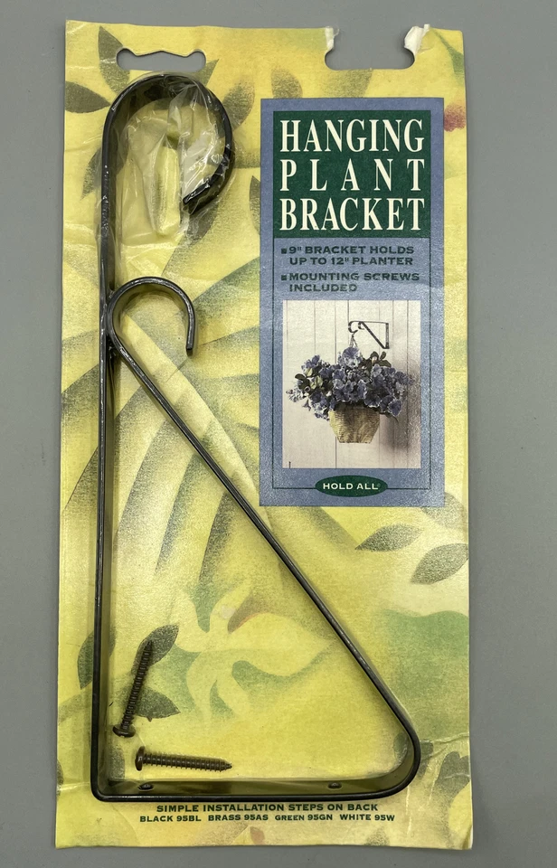 Suporte AmerTac planta suspensa 9” suporta até 12” plantadeira metal preto segura tudo - Imagem 4 de 4