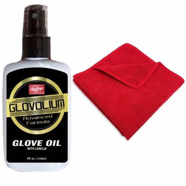 Rawlings Baseball Softball Glove Conditioning Oil Spray 4 Oz Bundled