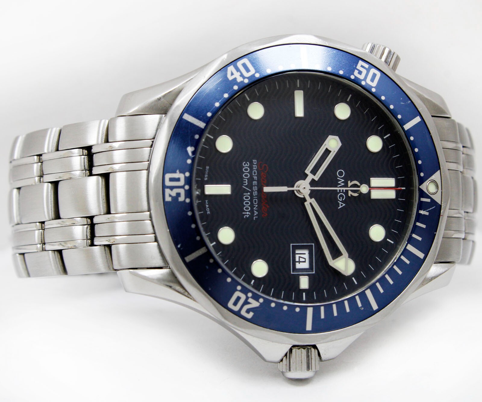 Omega Seamaster Professional 41mm Blue Wave Watch Early Cyber Monday