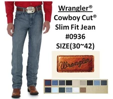 MENS Wrangler® Cowboy Cut® Slim Fit Jean(#0936) 12 Colors