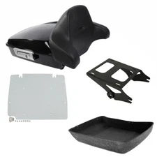 Chopped Trunk Mount Rack Base Plate Fit For Harley Touring Road King 2014-2025