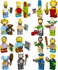 Lego Minifigure Simpsons Series 1 You-Pick 71005 New Homer Bart Lisa Burns Apu