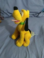 Disney Junior Mickey Mouse Clubhouse Pluto Dog 9" Beans Plush Stuffed Animal