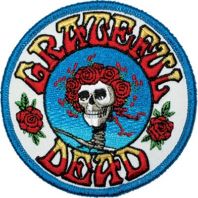 Grateful Dead Bertha Patch New Rock Band Iron-on Embroidered Iron on Patches