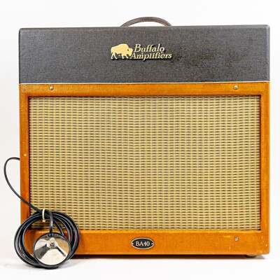 Buffalo Amplifiers BA40 *Rare* Boutique Guitar Combo Amp w/ Dual 6V6, Tube Rect.