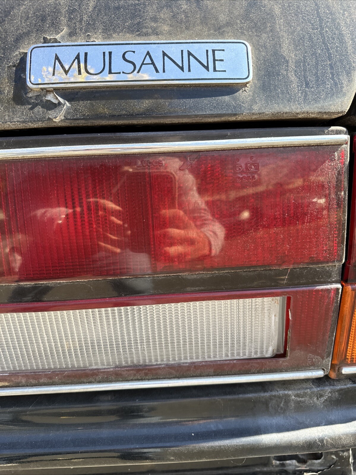 1986 Bentley Mulsanne Tail Light