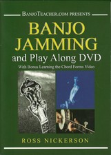 Banjo Jamming and Play Along - Ross Nickerson DVD Video and Tab Book