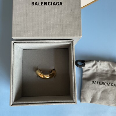 【希少】BALENCIAGA ORO 2B TWIN RING Balenciaga B Chain 2.0 Ring | Neiman Marcus
