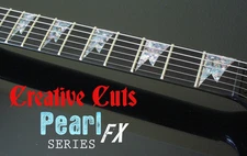 Shark Tooth ABALONE Fretboard Markers Inlay Stickers Decal Set for ANY GUITAR