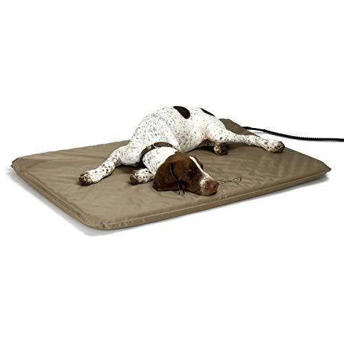 Outdoor heated pet clearance bed