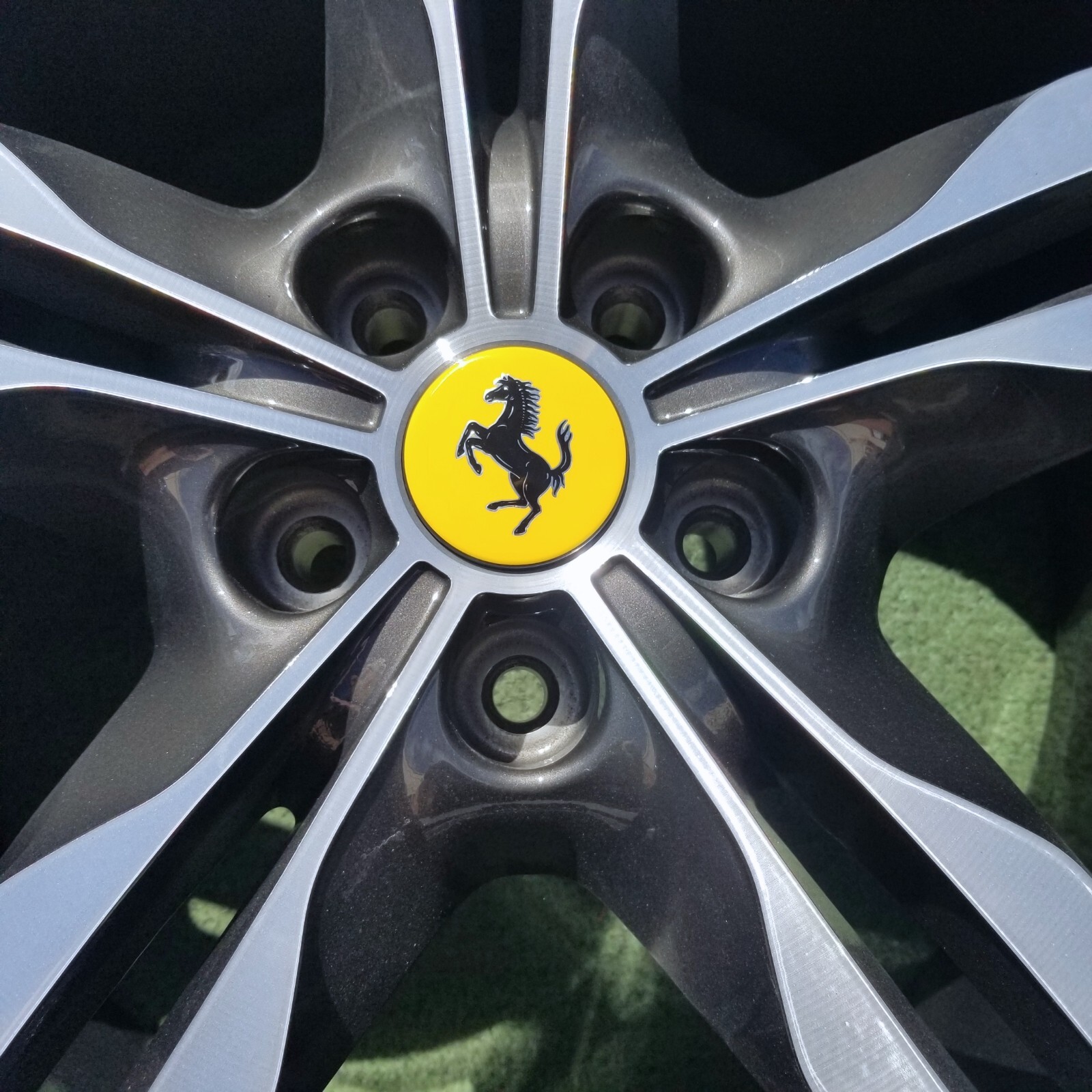 4 PERFECT Factory Ferrari Portofino Wheels OEM Diamond Cut Forged 488 California