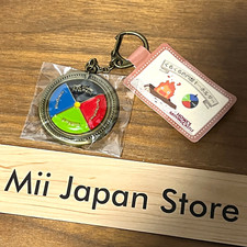 Studio Ghibli Howl's Moving Castle Metal Keychain Color Disc Japan import NEW