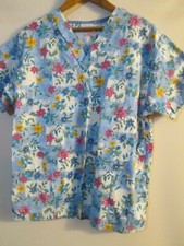 White Swan Medium Cotton Scrub Top