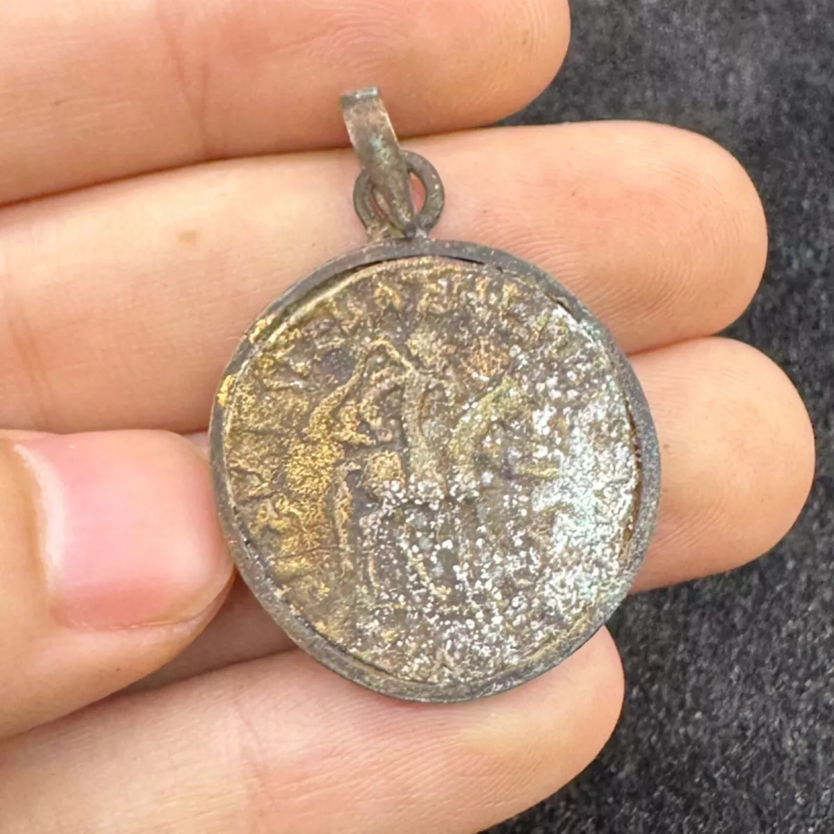 Old on sale coin pendant