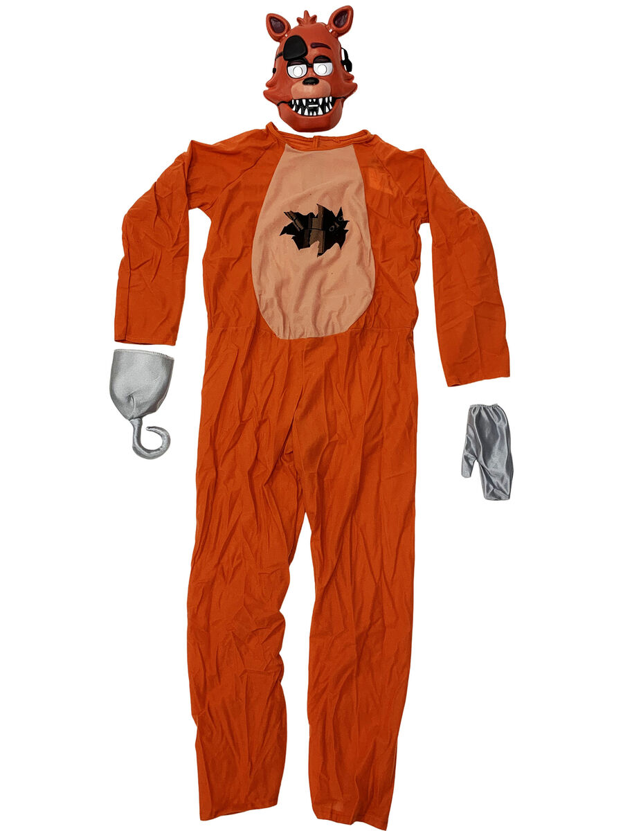 LuShuMaDa FNAF Costume Creepy Foxy Cosplay Scary Five Nightmare Freddy  Jumpsuit Halloween Party Roleplay Boys Girls : : Everything Else