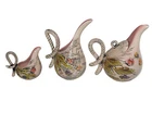 Vtg Hull USA Pottery Blossom Flite 3-pc Lot Mid-Century 1955 Signed T15, T3, T14