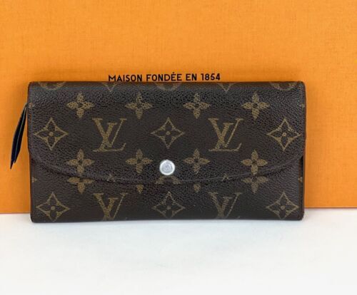 69392 auth LOUIS VUITTON brown Monogram canvas ZIPPY Organizer