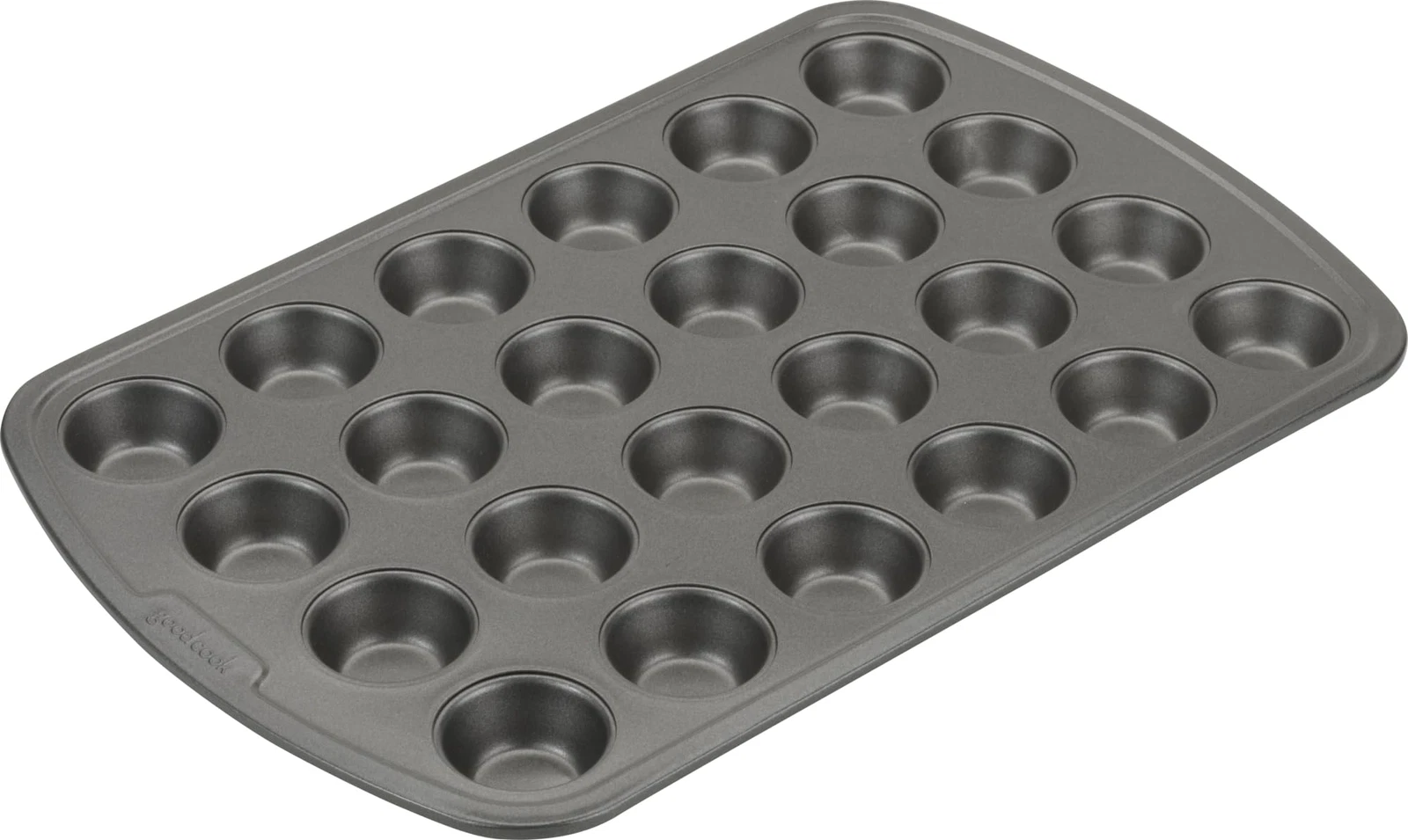Good Cook 04029 Mini Non-Stick Muffin Pan Steel 1-7/8 in Dia x 14.6 in L x 9....