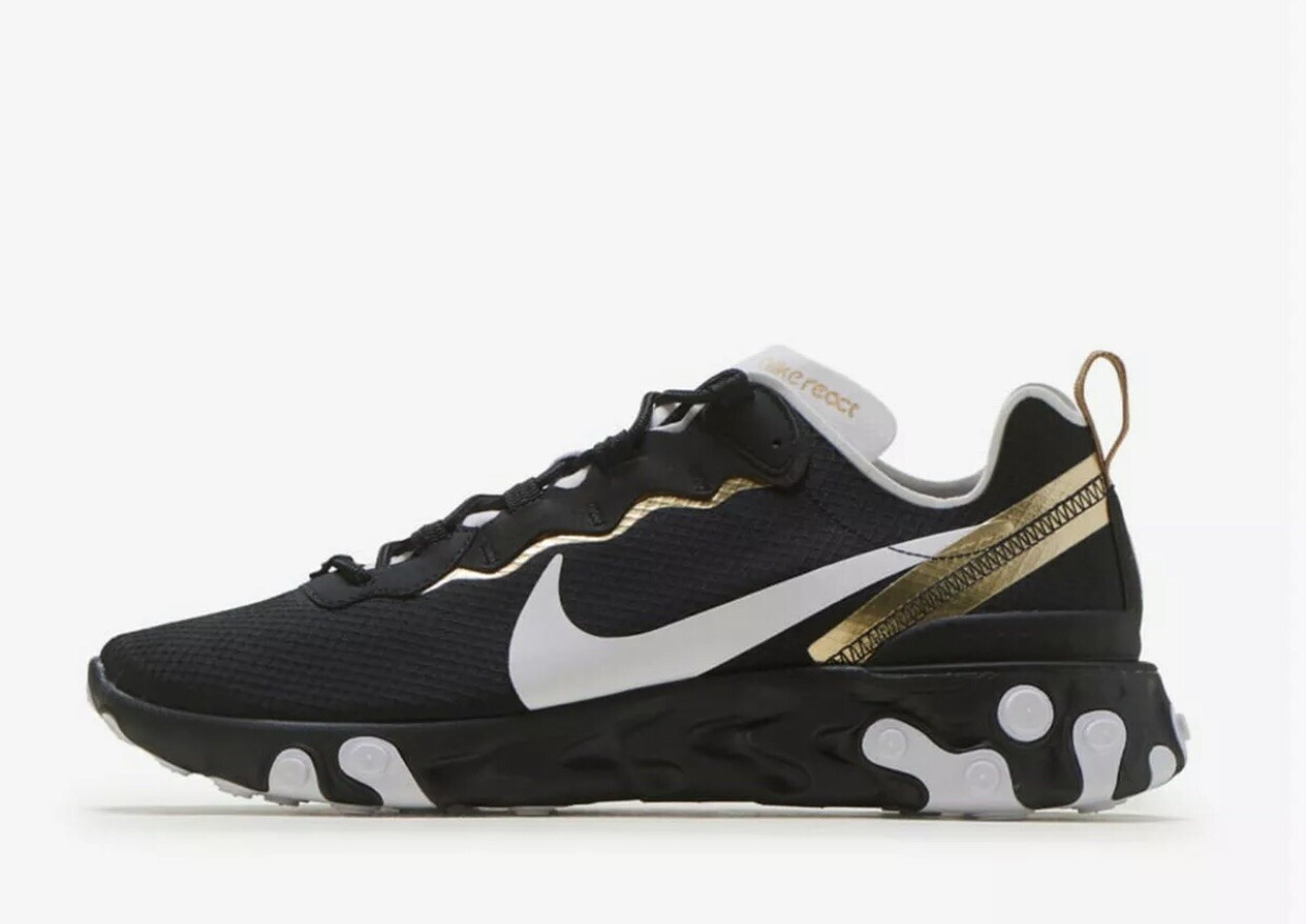 gold nike react element