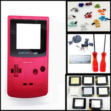 Red Housing Shell Buttons Mod for Nintendo Game Boy Color GBC