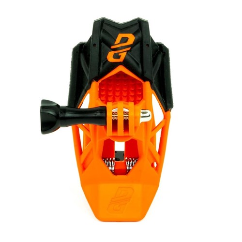 Dango Design Gripper Action Camera Helmet Mount For GoPro DJI Insta360 Orange - Picture 6 of 17