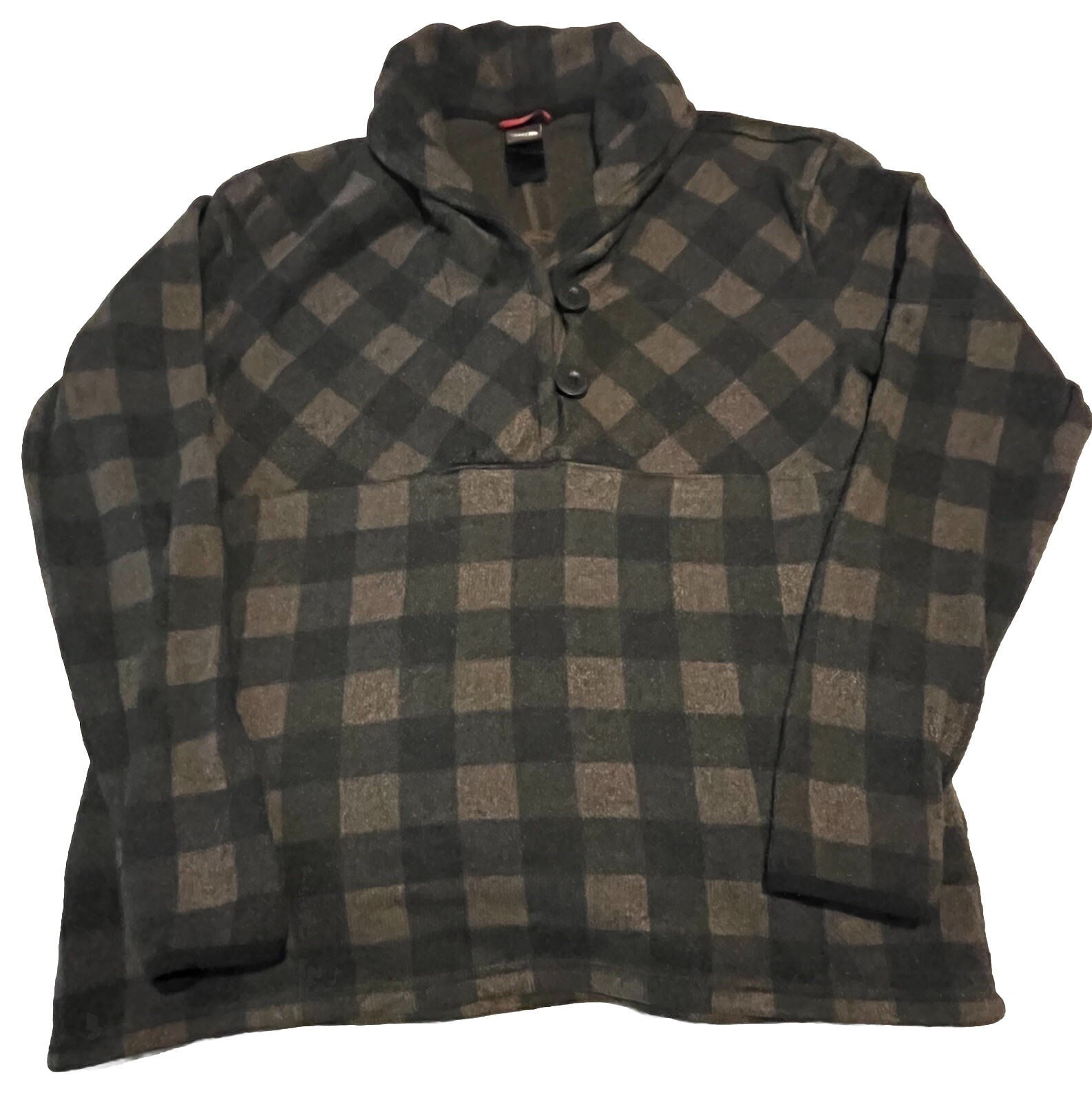 The North Face Womens Checkered Pattern Pullover … - image 1