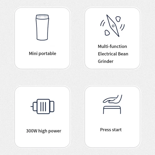 Elektrische 300W Kaffeebohnen Mahlwerk Nuss Samen Kräuter Mahlen Gewürz Crusher Mühle Mixer - Bild 14 von 15