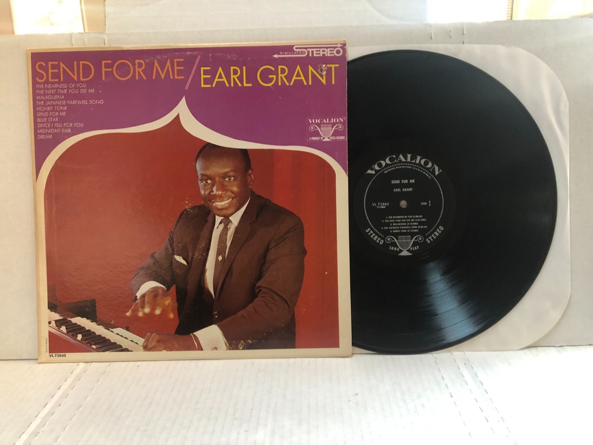 Earl Grant SEND FOR ME Original 1969 Vocalion Stereo Soul Jazz VG