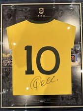 Pele signiertes Brasilien Trikot 