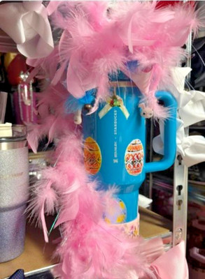 Stanley X Starbucks 40 oz Turquoise / Blue RARE FIND/Easter Edition