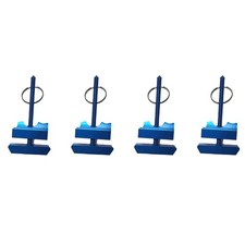 2X(4X Stall  Safety Tool, Bathroom Stall Lock Keychain,  for Hotel Rooms, 5402
