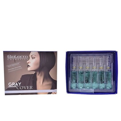Salerm Gray Cover Hair Treatment Serum for Grey Coverage   Boosts Color Penetrat
