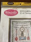 WonderArt Sampler Cross Stitch Kitchen Saying 12” X 16” Stamped Design 5060 — photo 2