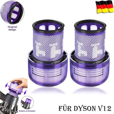 2x Ersatzteil HEPA-Filter für Dyson V12 Detect Slim V12 Slim Akku-Staubsauger