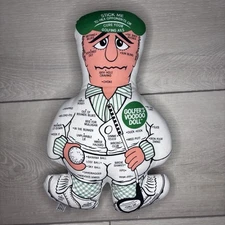 VTG 80s Golf Retro Green Plush Doll Toy Voodoo 14” Vintage Gag Gift Funny