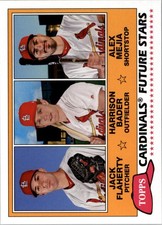 2018 Topps Archives '81 Future Stars Alex Mejia Jack Flaherty Harrison Bader BB