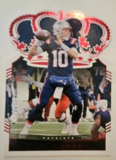 2021 Panini Chronicles Crown Royale Mac Jones #CR-5 Rookie Red /199 Patriots