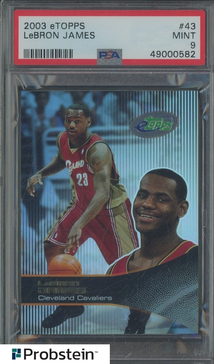 LeBron James Basketball Grade 9 Rookie Sports Trading Cards